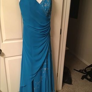 TIFFANY DESIGNS: Formal Evening Dress w/ beads